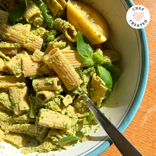 Gena Hamshaw's Broccoli Tahini Pesto Pasta