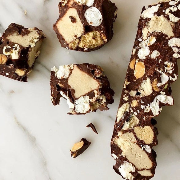 Vegan Halva Rocky Road