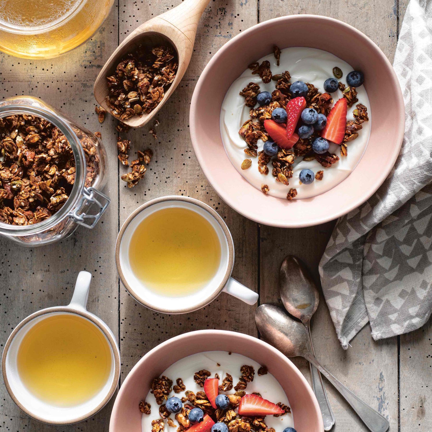 Tahini Molasses Granola