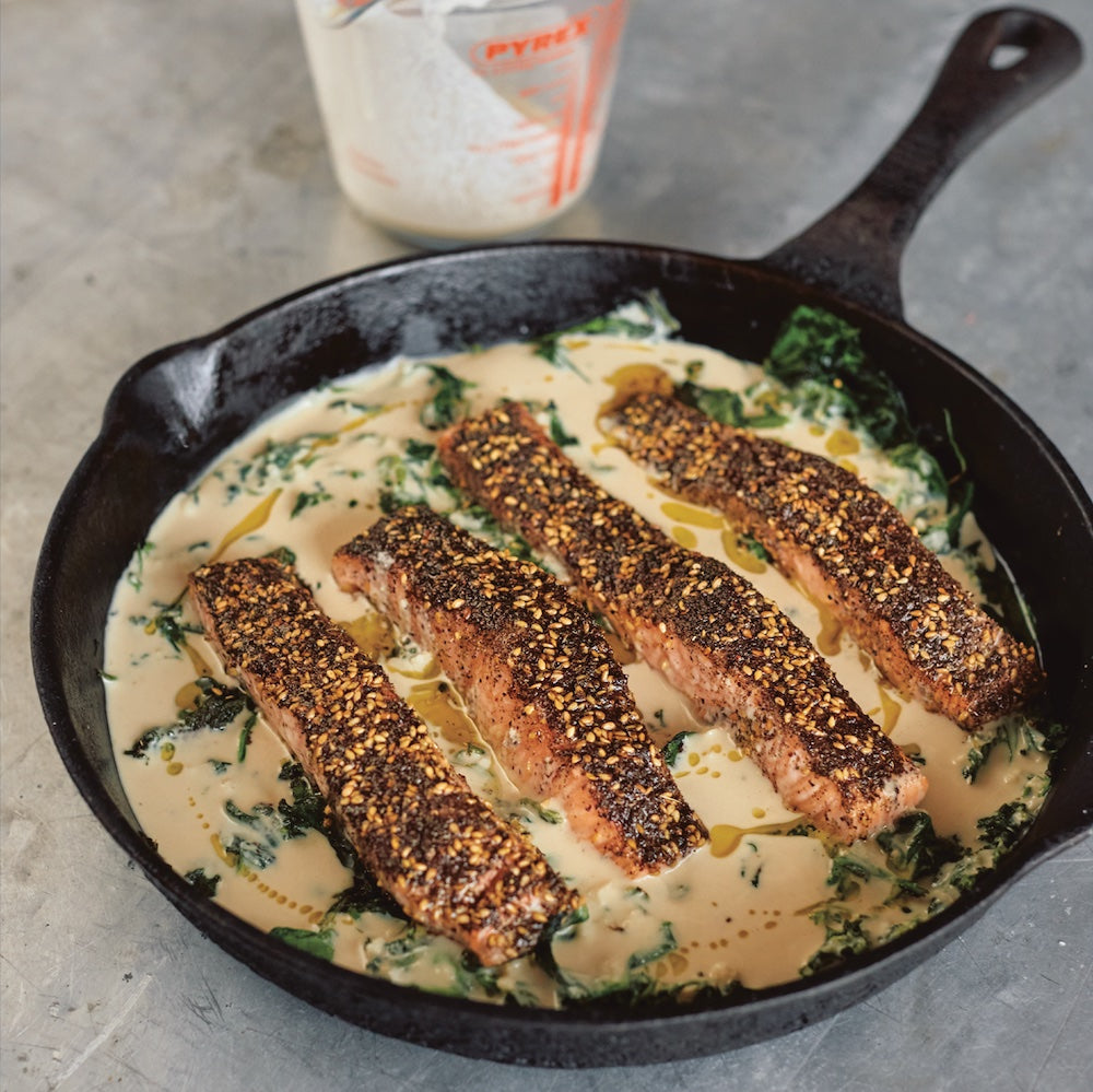 Za'atar Salmon & Tahini