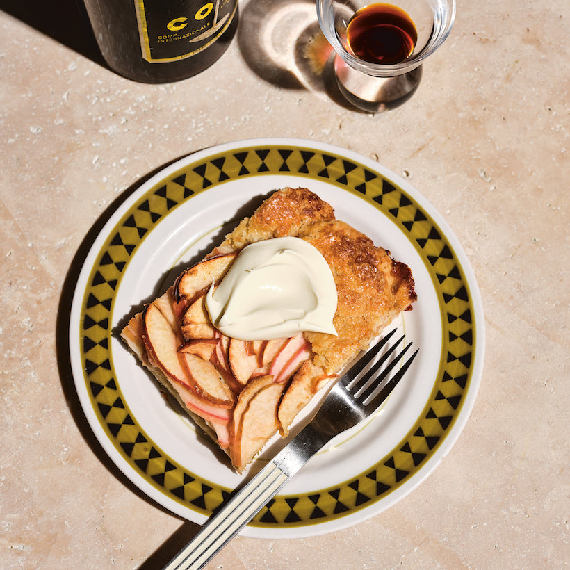 Apple and Tahini Galette