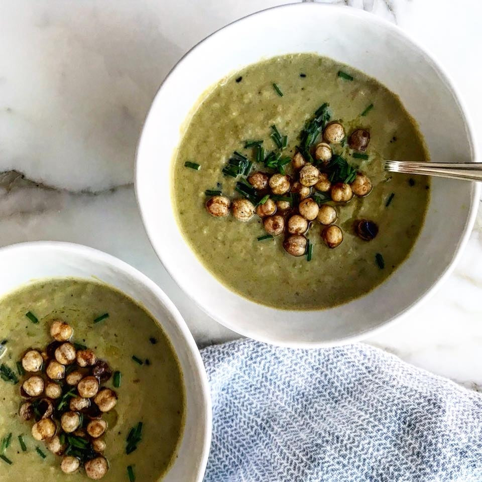 Asparagus Tahini Soup