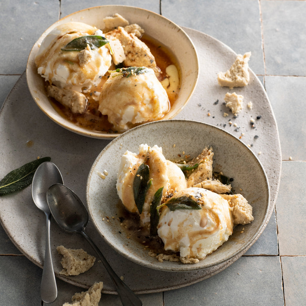 Brown Butter,  Sage & Halva Sundae