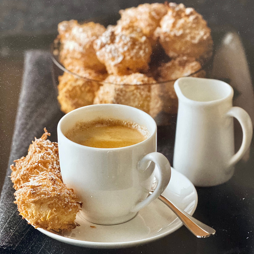 Chocolate Halva & Coconut Macaroons