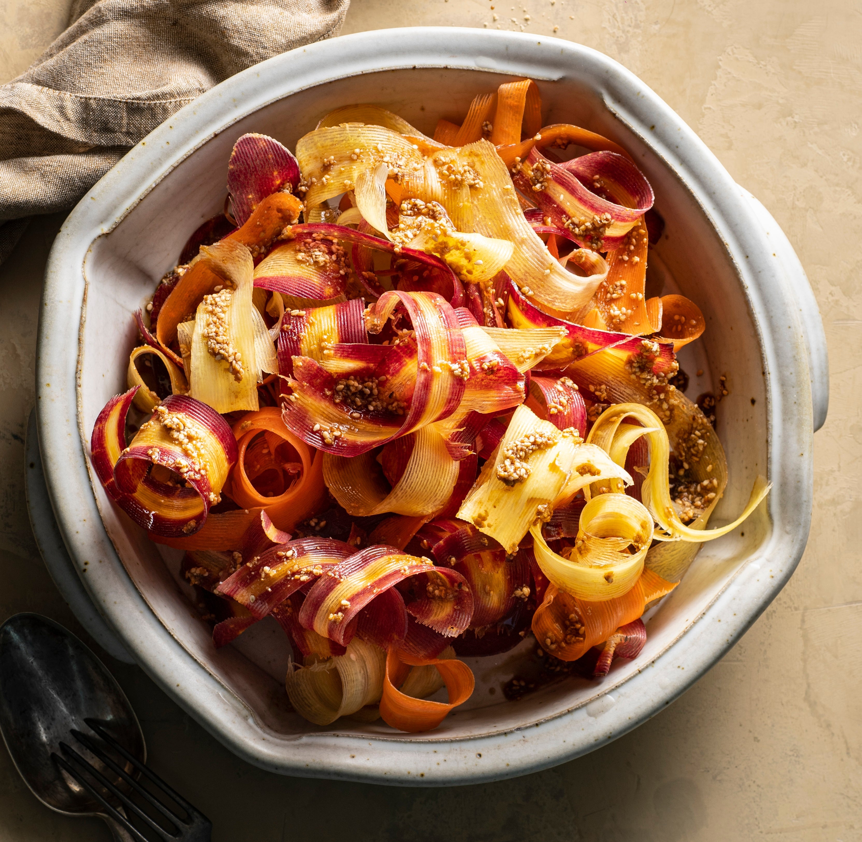 Rainbow Carrot Goma-ae Salad