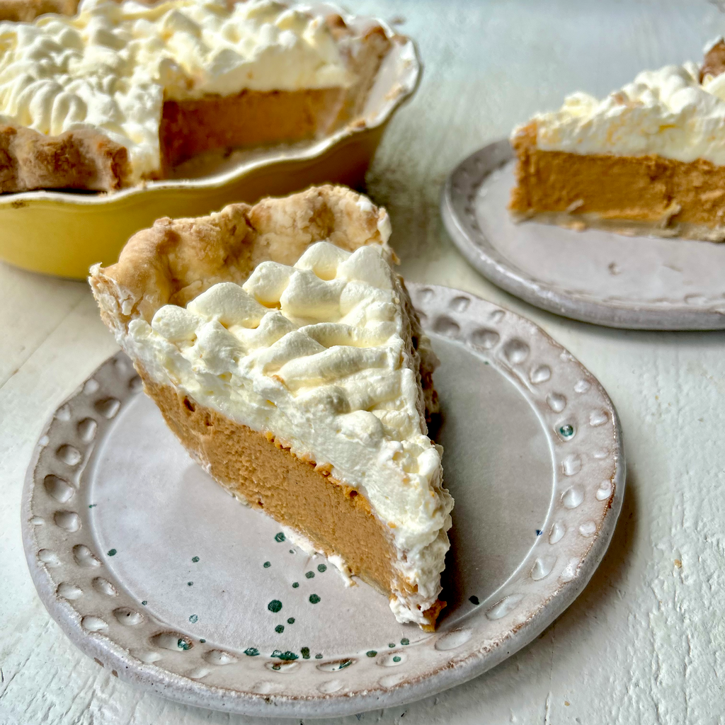 Tahini-Chai Pumpkin Pie