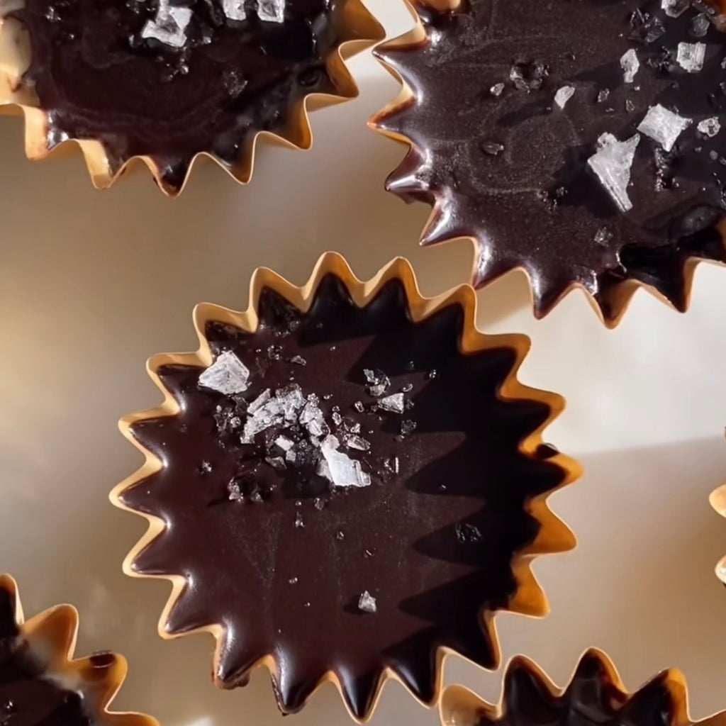 Chocolate Olive Oil Tahini Cups