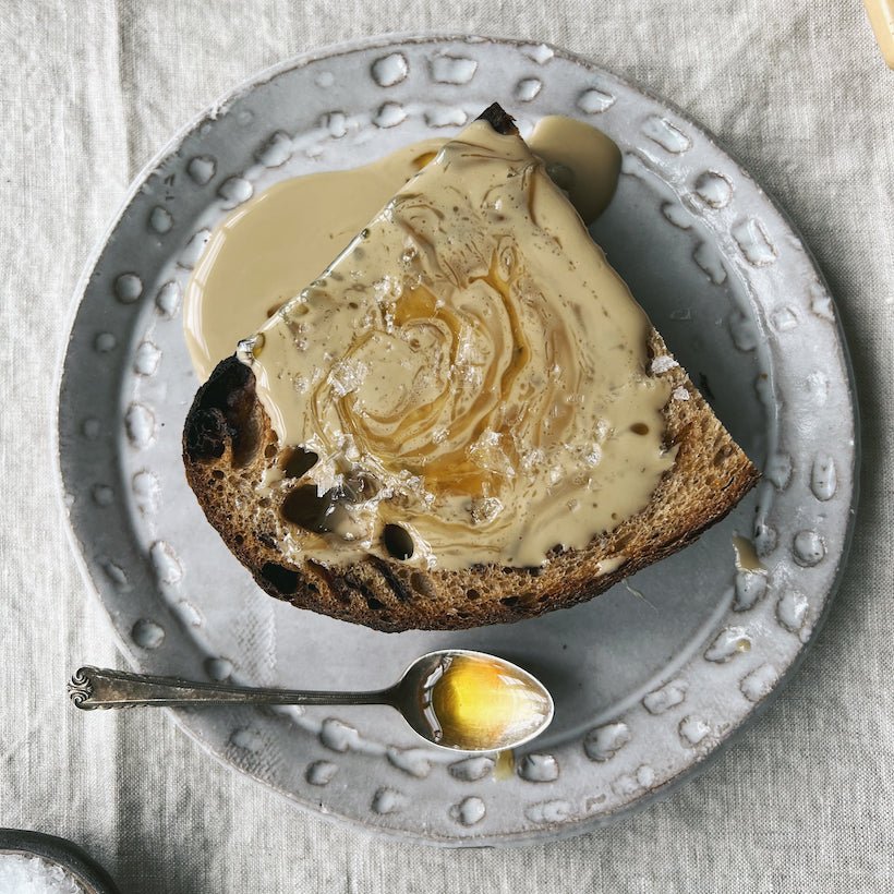 Tahini Toast Two Ways