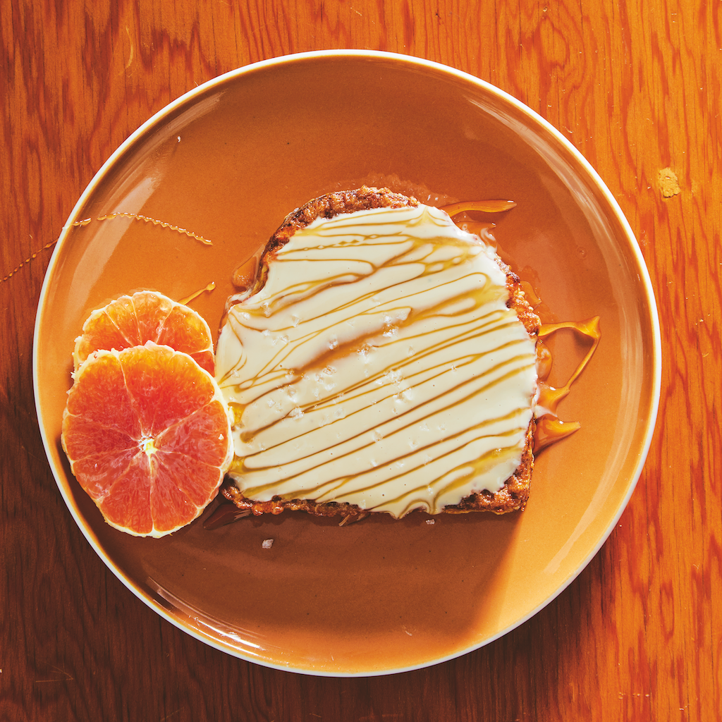 Orange-Scented Tahini French Toast