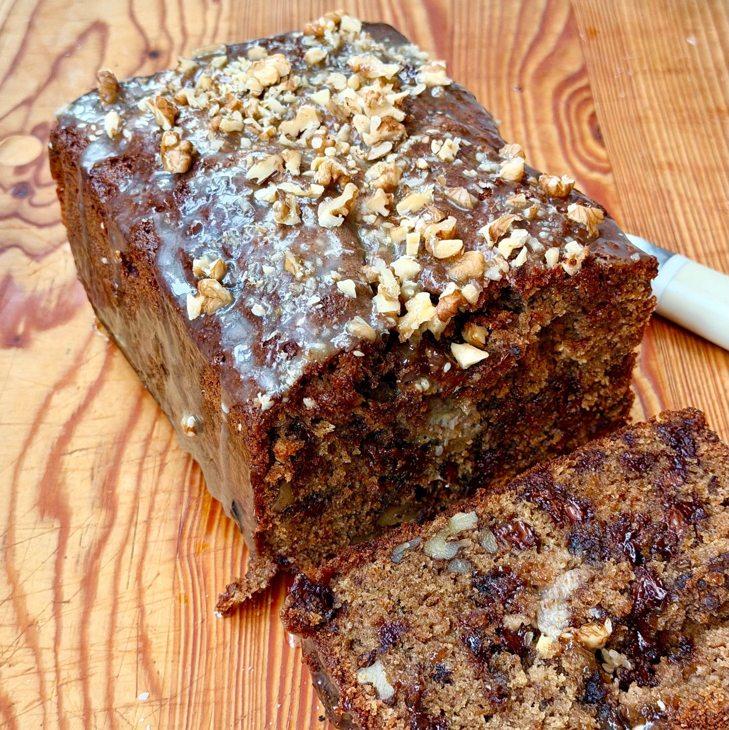 Sublime Chocolate Tahini Swirled Banana Bread with a Tahini Glaze