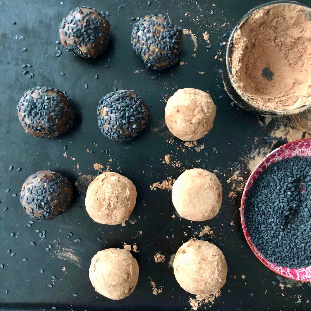 Tahini Almond Bliss Balls