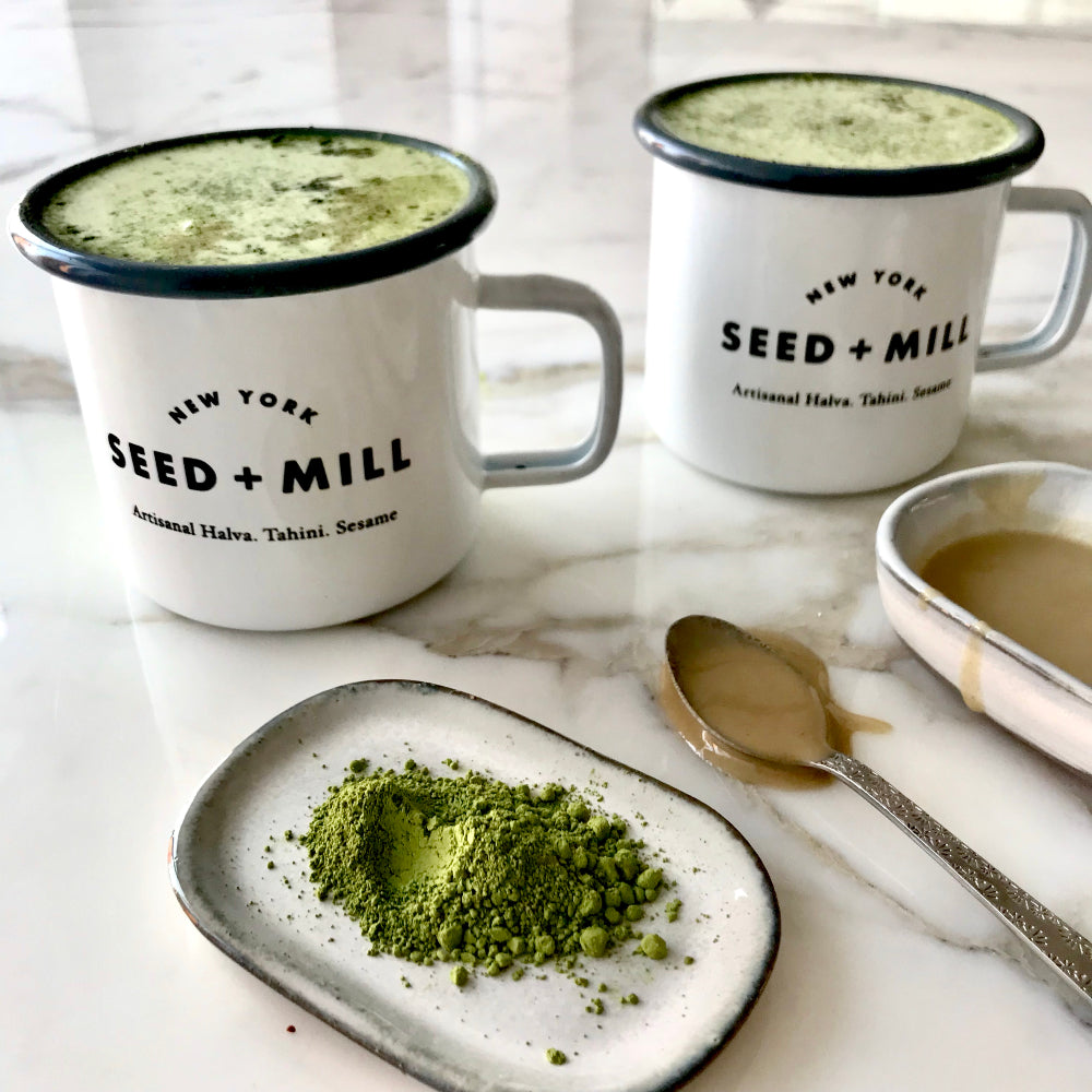 Tahini Matcha Latte