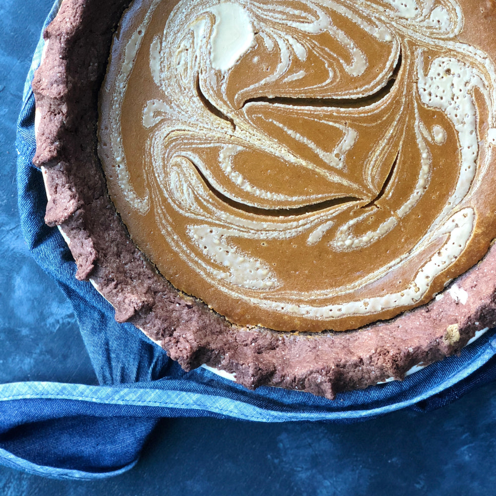 Tahini Pumpkin Pie