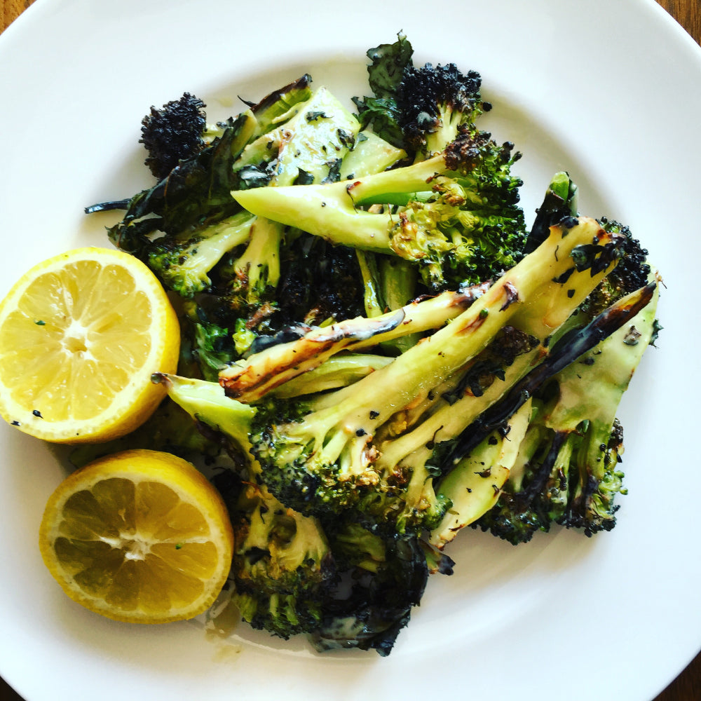 Tahini Roasted Broccoli