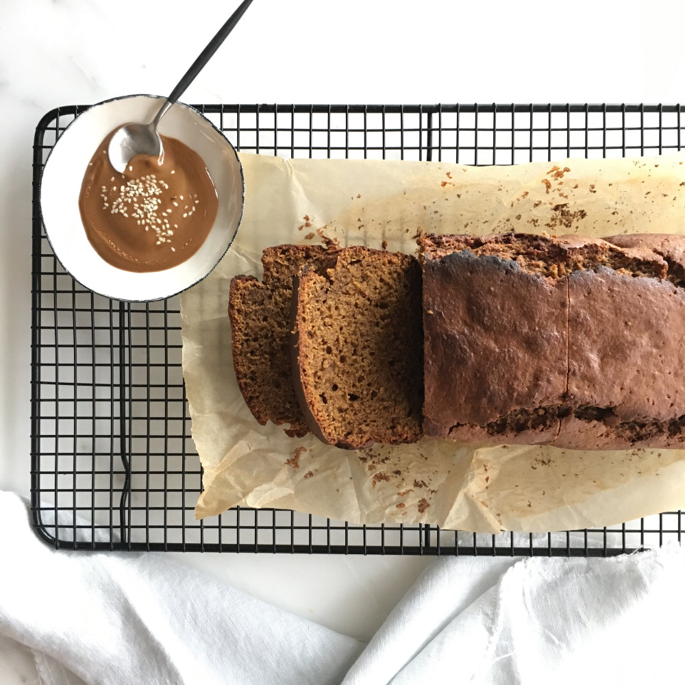 Tahini Pumpkin Bread