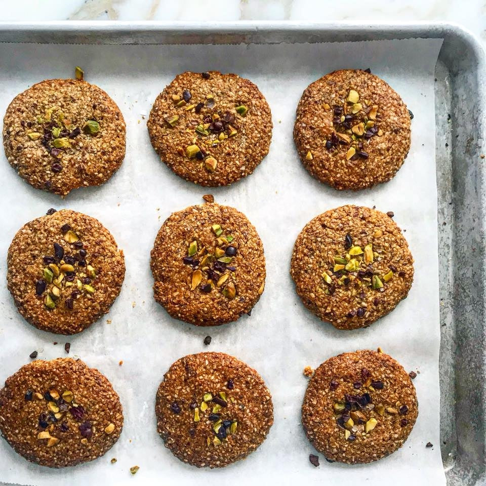 Vegan Tahini Almond Cookies