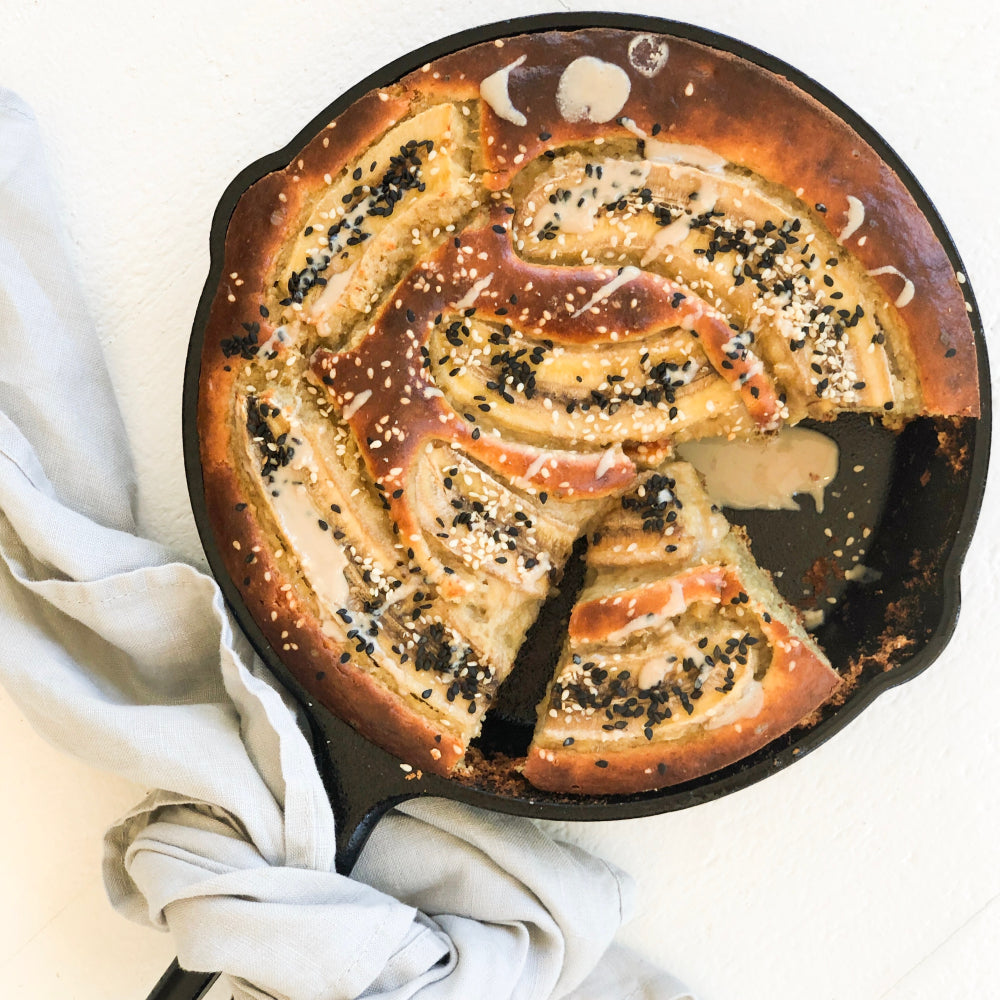 Tahini Banana Bread