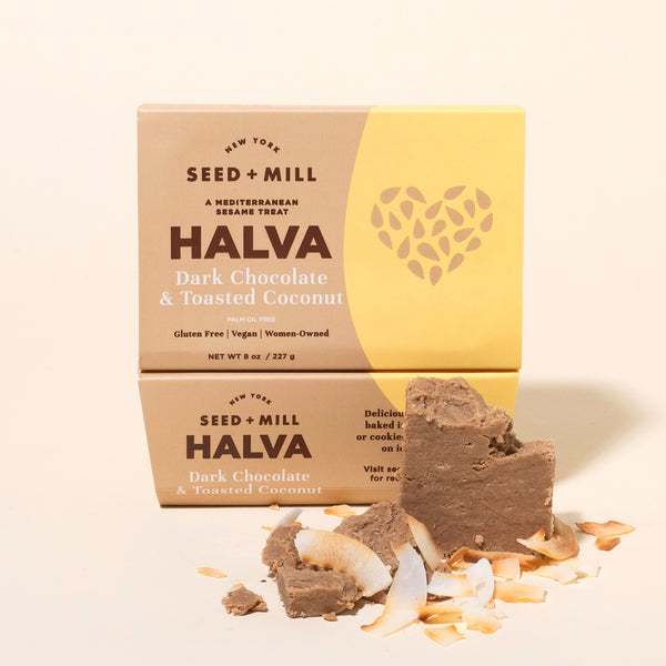 Toasted Coconut Chocolate Halva - Seed + Mill