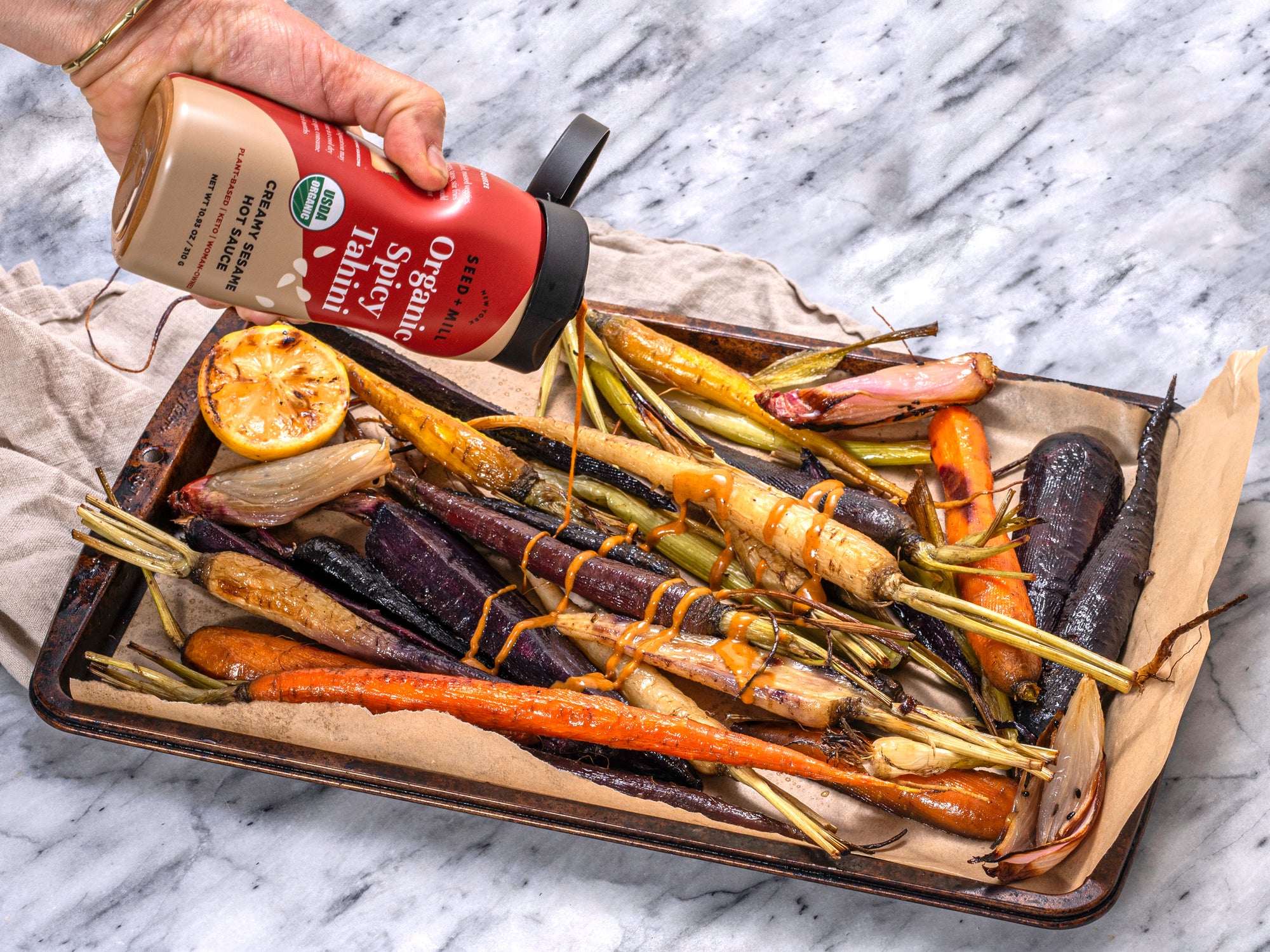 Organic Spicy Tahini Squeeze Bottle