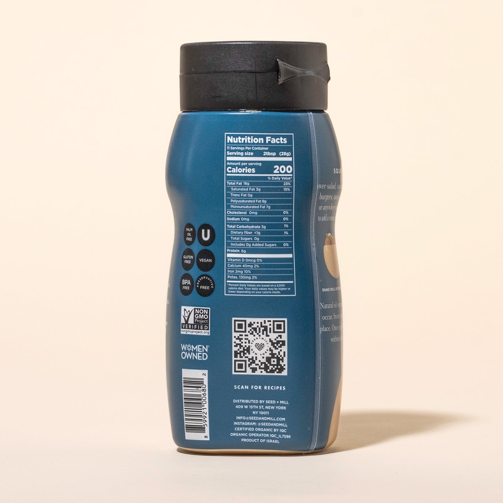 Organic Tahini Squeeze Bottle