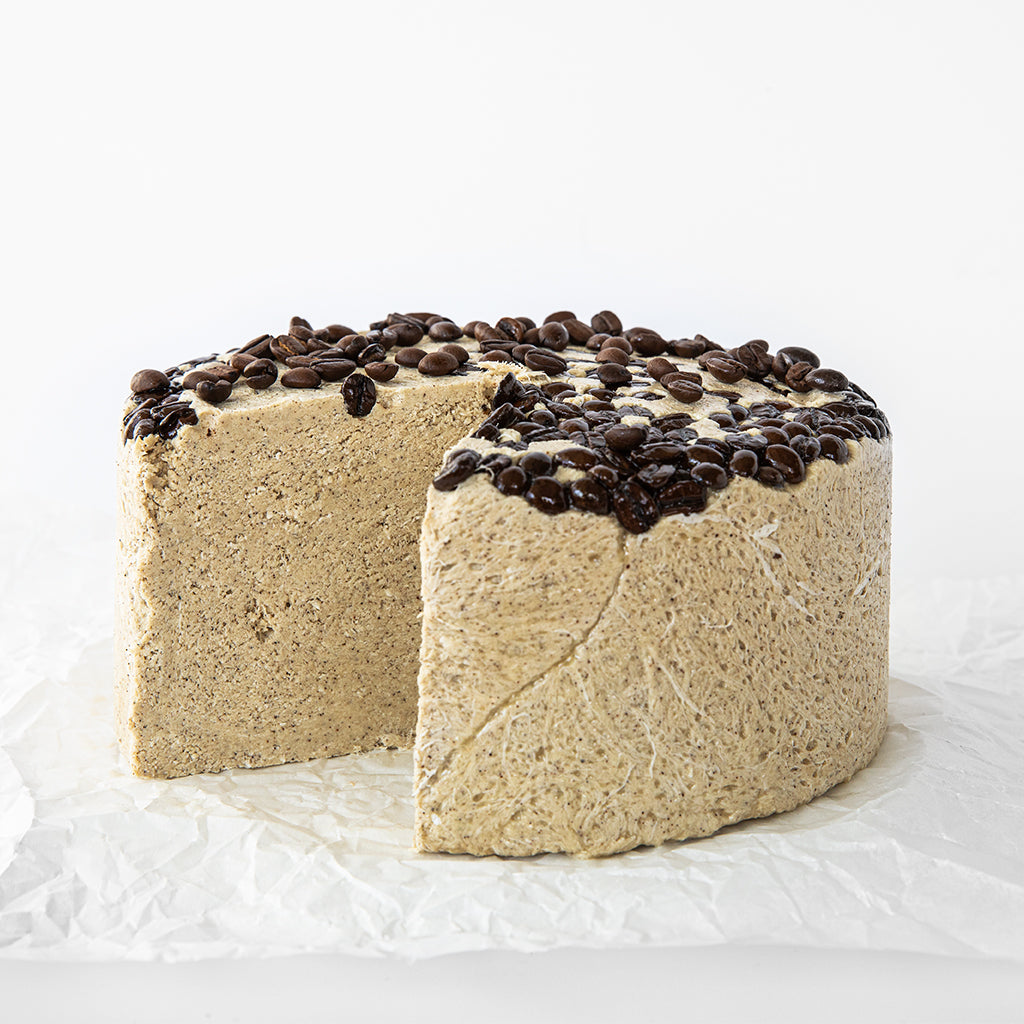 A coffee halva cake.