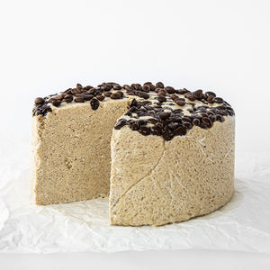 A coffee halva cake.