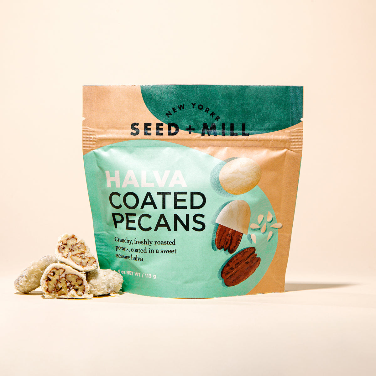 Halva Coated Pecans (12 unit case)